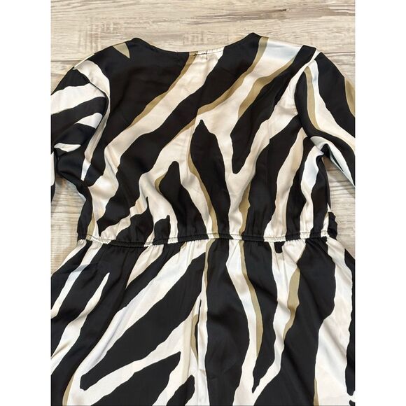 Sofia Vargara zebra print midi dress size S - Picture 11 of 13